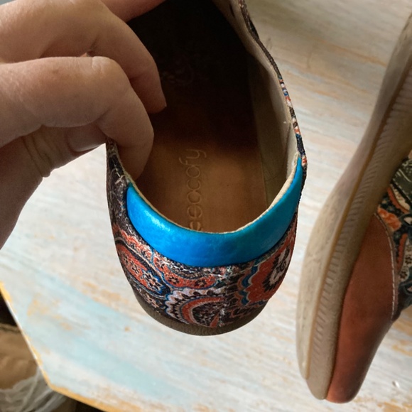 Socofy Leather Shoes Clogs Sz 42 (10-11) BEAUTIFUL detail and COMFY! - Picture 4 of 10